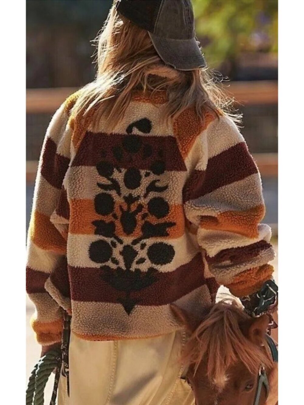 FREE PEOPLE Movement Hit The Slopes Printed Fleece Jacket in Multi Size Small - Picture 2 of 6